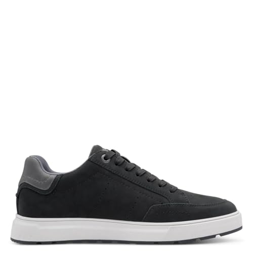 s.Oliver Herren Sneaker flach mit Schnürsenkeln Low Top, Schwarz (Black), 44 EU von s.Oliver