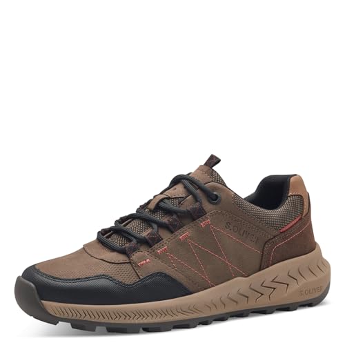 s.Oliver Herren Low 5-13660-43 Sneaker, Brown Comb, 46 EU von s.Oliver