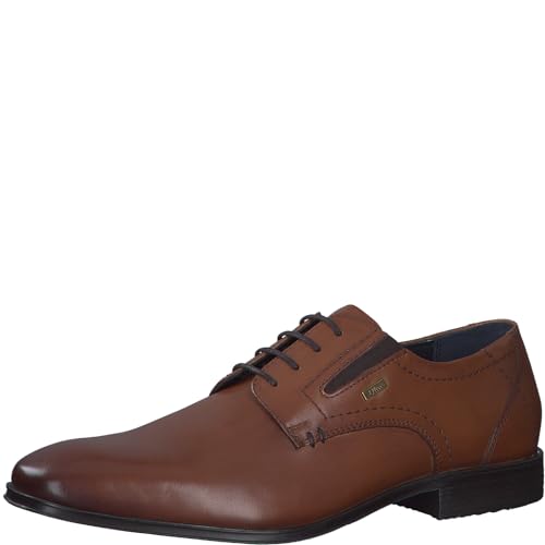 s.Oliver Herren Anzugschuhe aus Leder Oxford, Braun (Cognac), 43 von s.Oliver