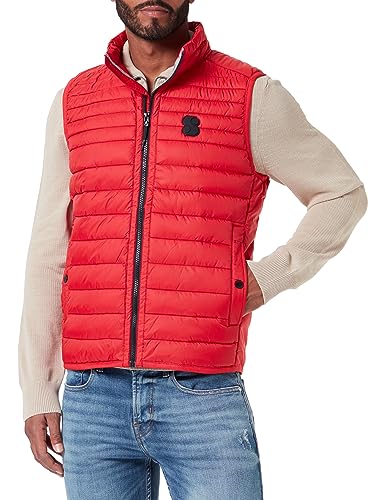 s.Oliver Herren Outdoor Weste, RED, M von s.Oliver