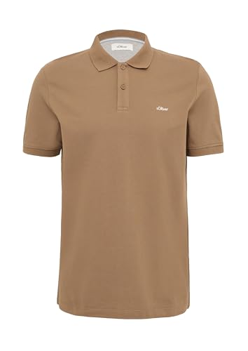 s.Oliver Herren Poloshirt (DE/NL/SE/PL, Alphanumerisch, L, Regular, Regular, Hellbraun) von s.Oliver