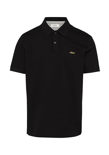 s.Oliver Herren Poloshirt (DE/NL/SE/PL, Alphanumerisch, XXL, Regular, Regular, schwarz) von s.Oliver