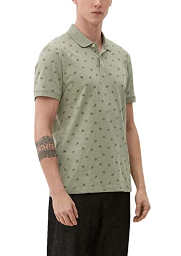 s.Oliver Herren Poloshirt Kurzarm, Grün, S von s.Oliver