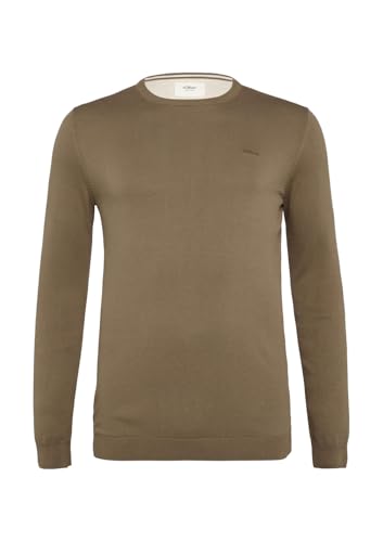 s.Oliver Herren Pullover in Langgrößen (DE/NL/SE/PL, Alphanumerisch, L, Regular, Tall, braun) von s.Oliver