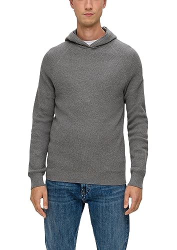 s.Oliver Herren Pullover mit Kapuze Grey L von s.Oliver