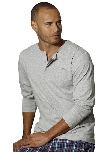 s.Oliver Herren Pyjama, Grau, M/L, Langarm, Kariert, Eingriffstaschen, Lockere Passform, Herbst, Winter s.Oliver Herren Pyjama, Grau, M/L, Langarm, Kariert, Eingriffstaschen, Lockere Passform, Herbst, Winter von s.Oliver