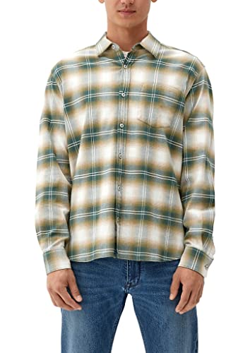 s.Oliver Men's 10.3.11.11.120.2120973 Shirt, Green, XXL von s.Oliver