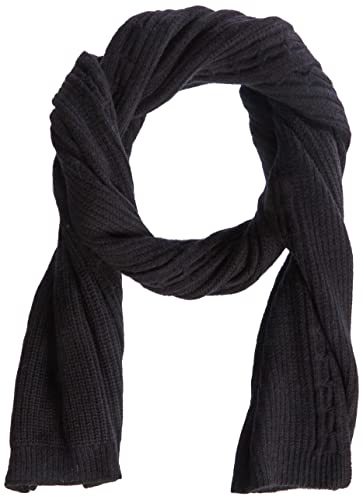 s.Oliver Herren Scarf Schal, Schwarz, Einheitsgröße EU von s.Oliver