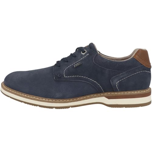 s.Oliver Herren Schnürschuhe Freizeit Runde Spitze, Blau (Navy), 42 EU von s.Oliver