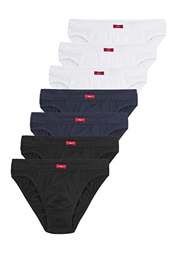 s.Oliver - Basic - Slip / Unterhose - 7er Pack (XXL Schwarz / Blau / Weiß) von s.Oliver