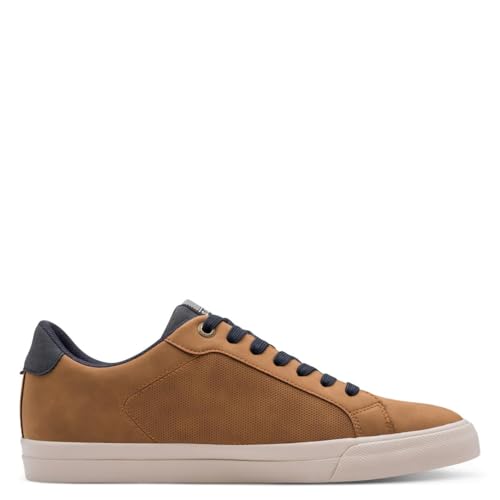 s.Oliver Herren Sneaker flach Zeitlos Bequem, Braun (Cognac), 45 EU von s.Oliver