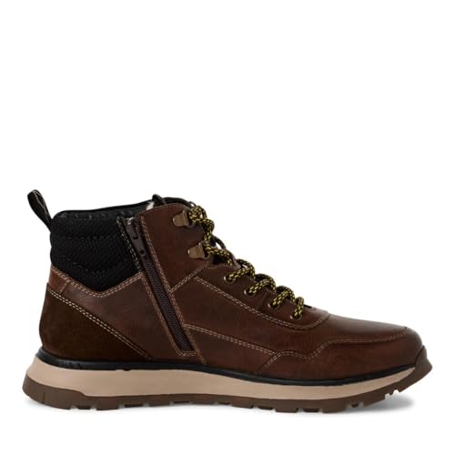 s.Oliver Herren Sneaker hoch zum Schnüren High Top, Braun (Cognac), 44 EU von s.Oliver
