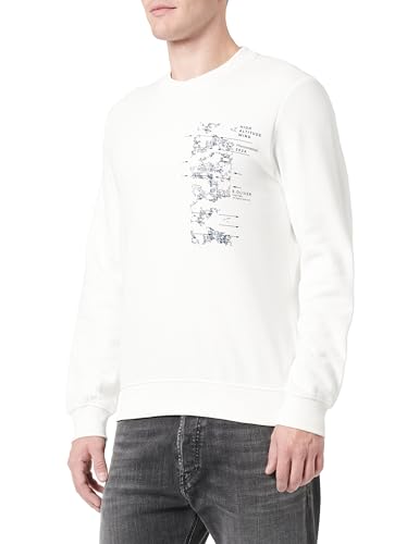 s.Oliver Herren Sweatshirt Langarm White XL von s.Oliver