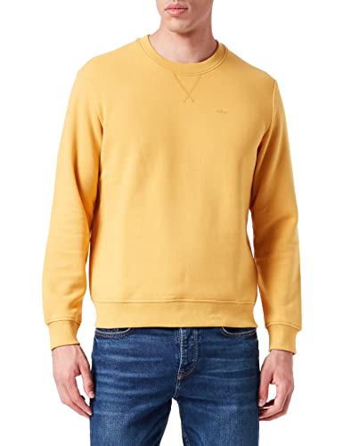 s.Oliver Herren Sweatshirt langarm, Gelb, XL EU von s.Oliver