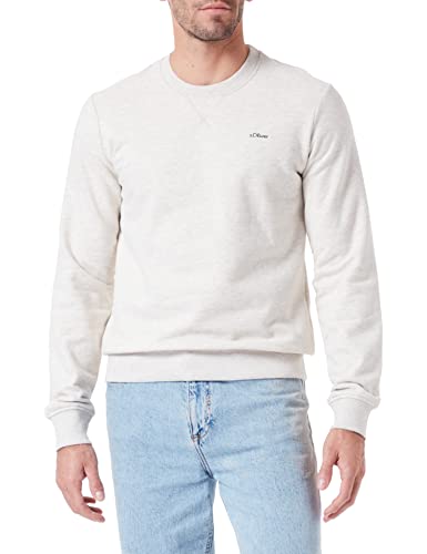 s.Oliver Herren Sweatshirts Sweatshirts langarm, Cream, XL EU von s.Oliver