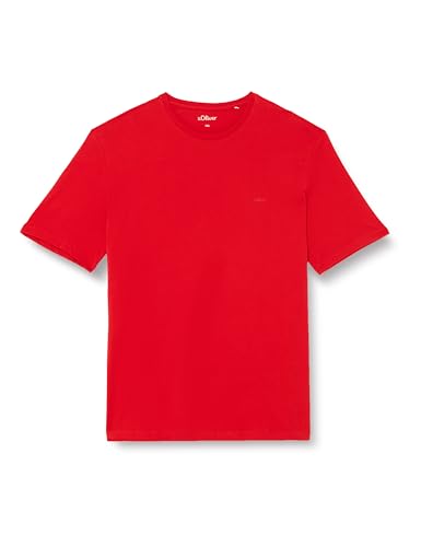 s.Oliver Herren T-Shirt,Kurzarm RED, S von s.Oliver