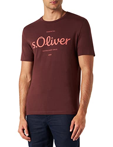 s.Oliver Herren T-Shirt Kurzarm ,Lilac/Pink, S von s.Oliver