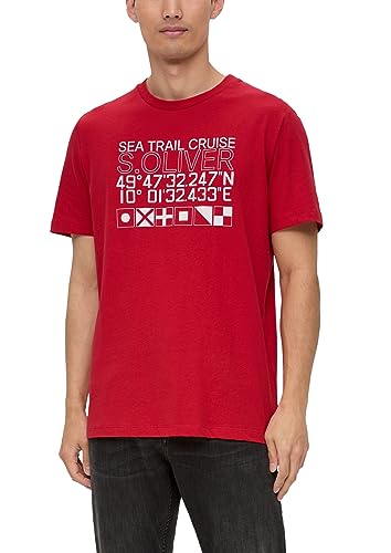 s.Oliver Herren T-Shirt Kurzarm RED 3XL von s.Oliver