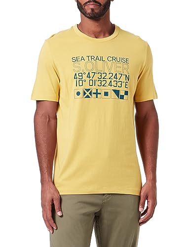 s.Oliver Herren T-Shirt Kurzarm Yellow XL von s.Oliver