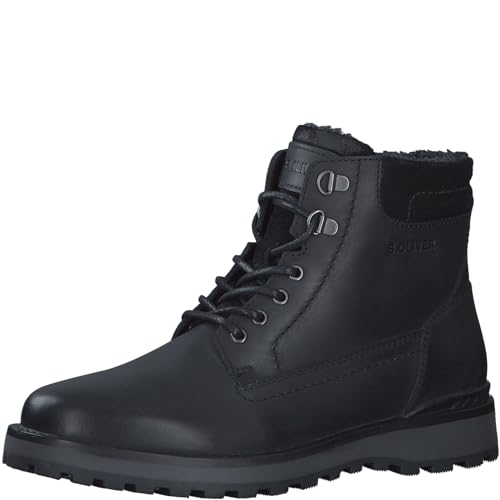 s.Oliver Herren Stiefel zum Schnüren aus Leder Gefüttert, Schwarz (Black), 43 EU s.Oliver Herren Stiefel zum Schnüren aus Leder Gefüttert, Schwarz (Black), 43 EU von s.Oliver