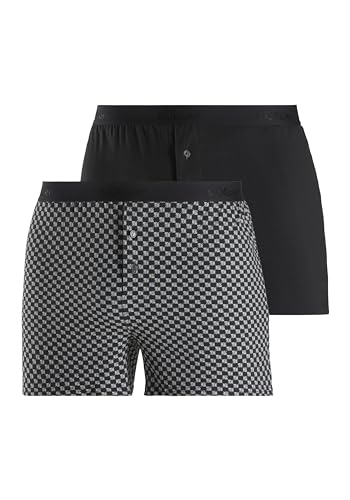 s.Oliver Herren Weite Boxershorts mit weicher Passform, schwarz von s.Oliver