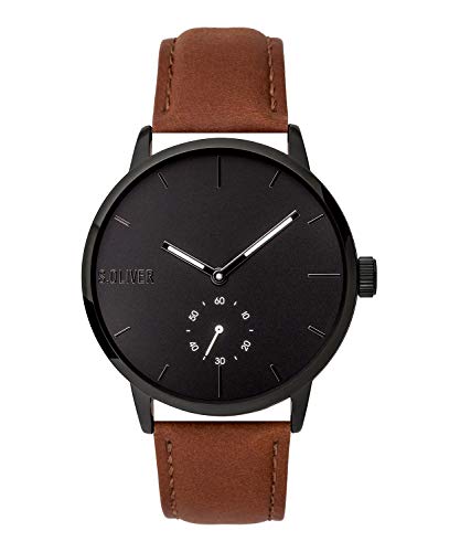 s.Oliver HerrenArmbanduhr Analog Quarz Leder SO-3754-LQ von s.Oliver
