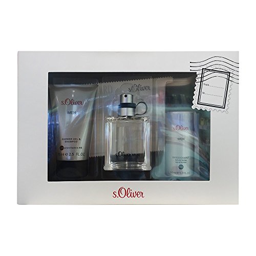 s.Oliver Herrendüfte Men Geschenkset Eau de Toilette Spray 30 ml + Deodorant Spray 50 ml + Shower Gel 75 ml 1 Stk. von s.Oliver