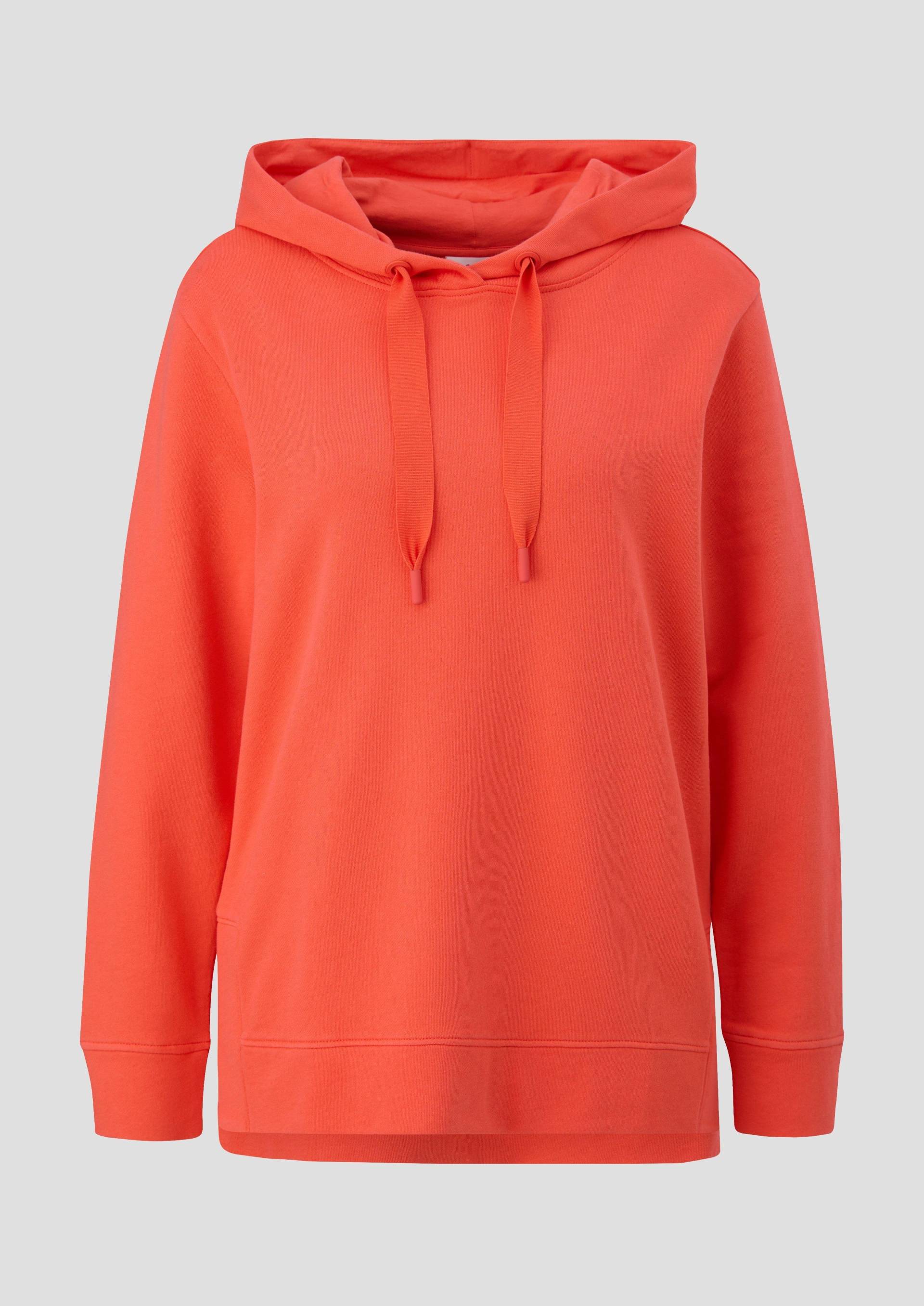 s.Oliver - Hoodie aus weicher Baumwolle, Damen, Orange von s.Oliver