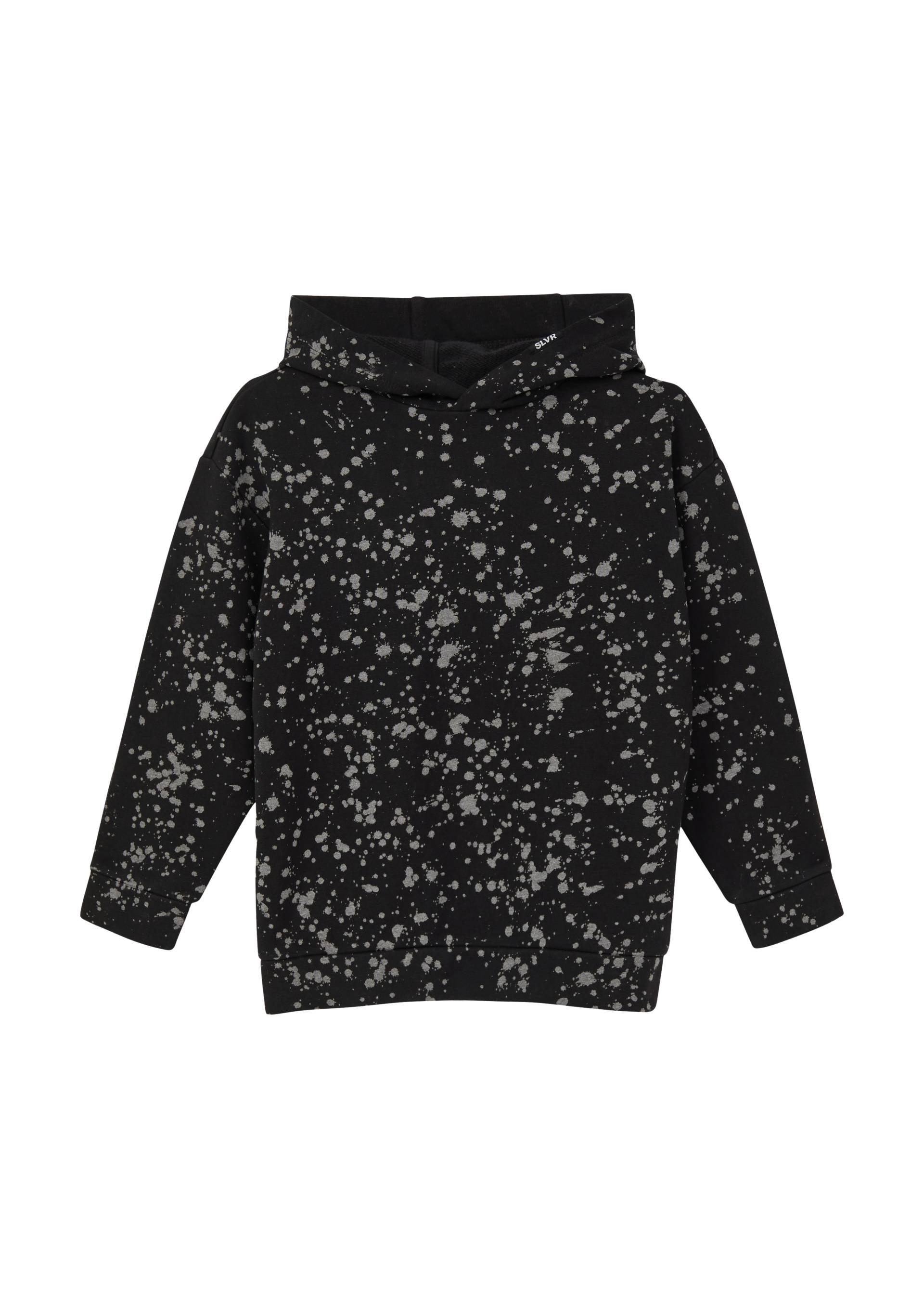 s.Oliver - Hoodie in Oversize mit Garment Dye, Jungen, schwarz|grau s.Oliver - Hoodie in Oversize mit Garment Dye, Jungen, schwarz|grau von s.Oliver