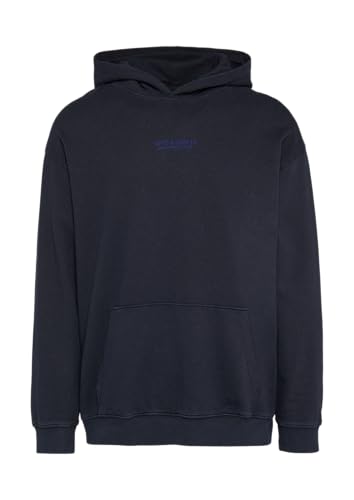 s.Oliver Hoodie mit Flammgarn-Struktur im Relaxed Fit Navy XXL von s.Oliver