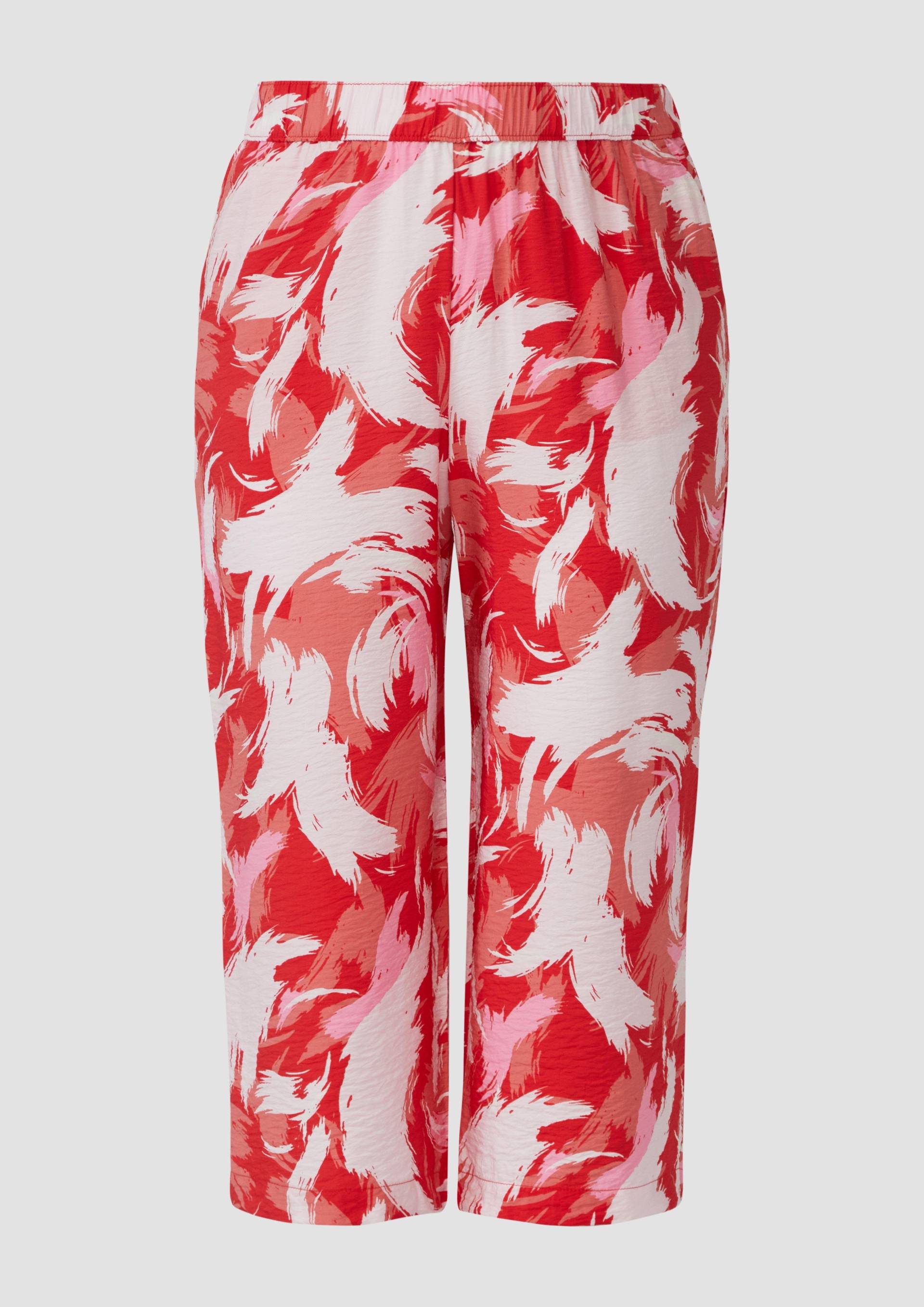 s.Oliver - Strukturierte Culotte aus Viskosemix, Damen, rot s.Oliver - Strukturierte Culotte aus Viskosemix, Damen, rot von s.Oliver