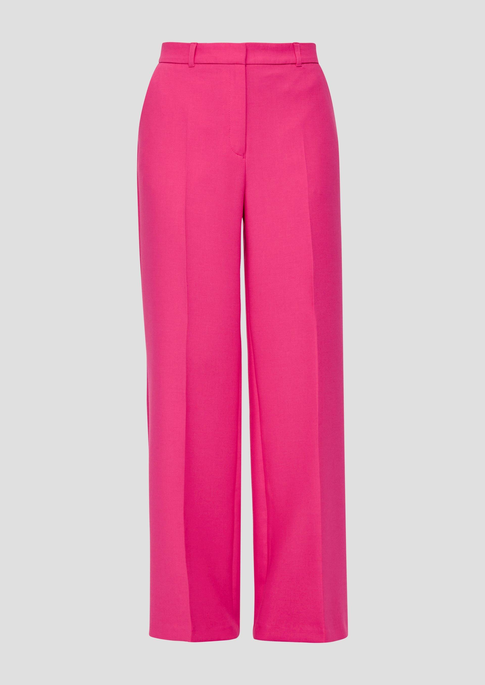 s.Oliver - Hose mit Wide Leg, Damen, Rosa von s.Oliver