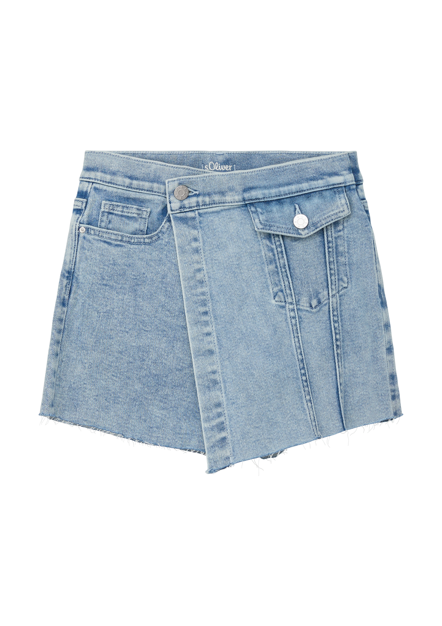 s.Oliver - Hosenrock aus Denim im Skort-Stil, Mädchen, blau von s.Oliver