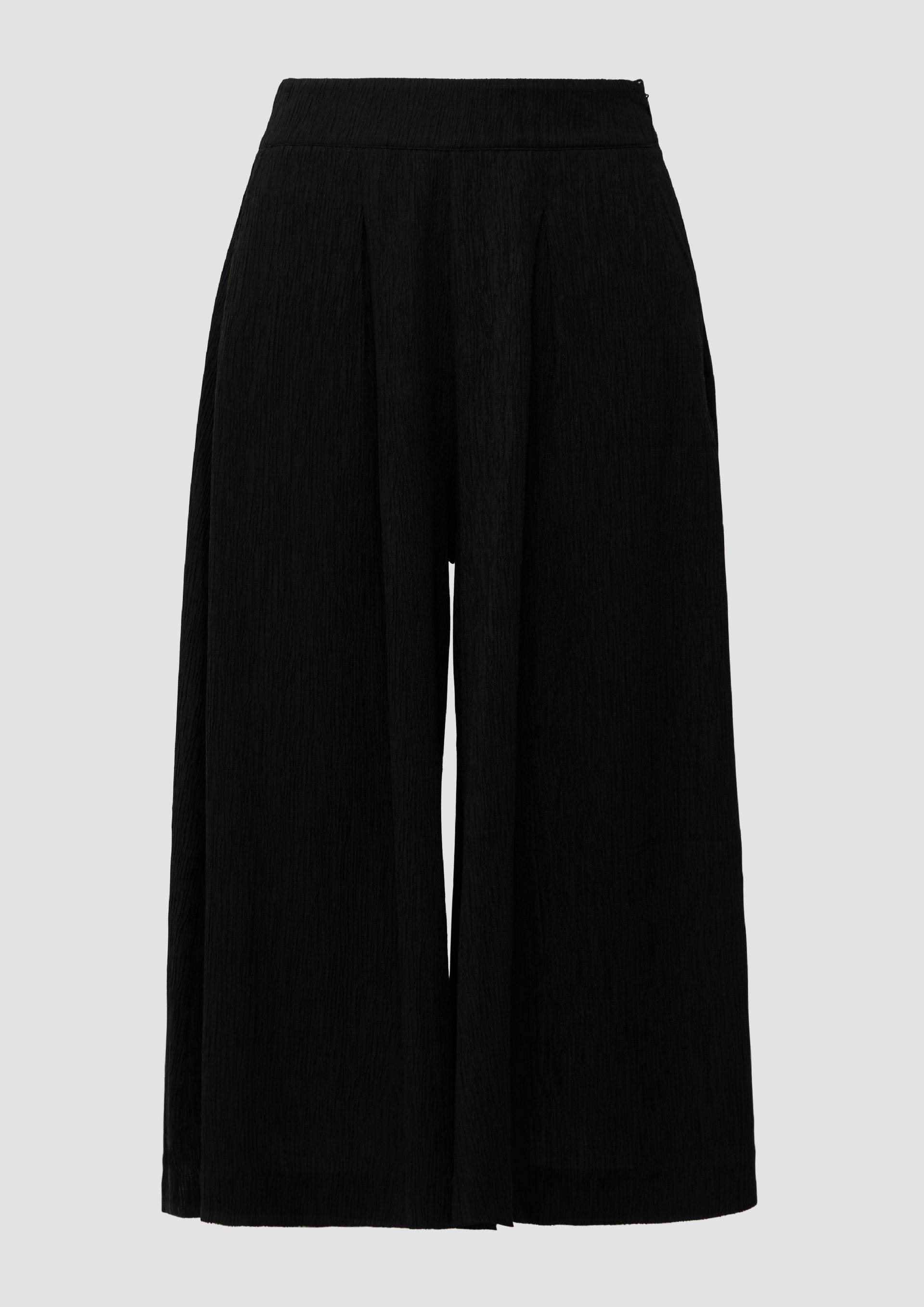 s.Oliver - Hosenrock im Crinkle-Look mit Elastikeinsatz, Damen, schwarz s.Oliver - Hosenrock im Crinkle-Look mit Elastikeinsatz, Damen, schwarz von s.Oliver