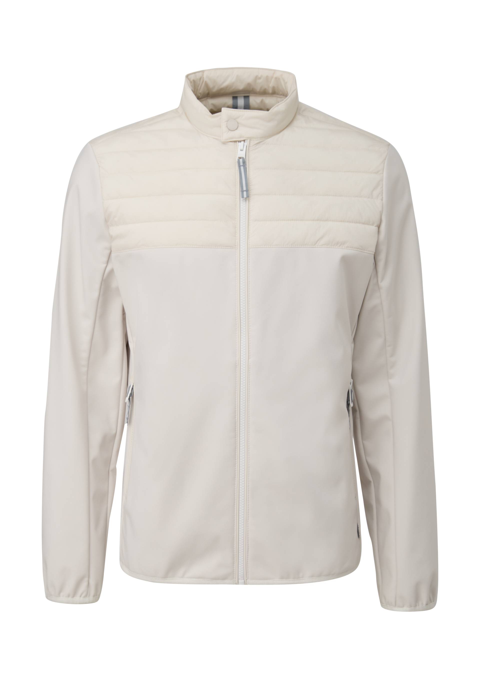 s.Oliver - Jacke im Fabricmix, Herren, creme von s.Oliver