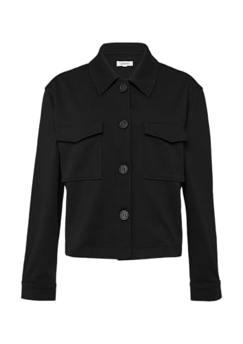 s.Oliver Jacke im Relaxed Fit aus Struktur-Jersey schwarz 38 von s.Oliver