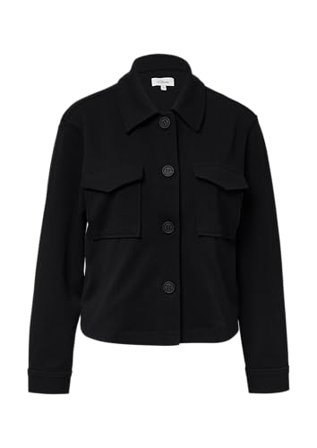 s.Oliver Jacke im Relaxed Fit aus Struktur-Jersey schwarz 38 von s.Oliver