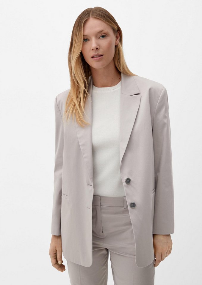 s.Oliver Jackenblazer Indoor-Blazer Blazer aus Baumwollstretch von s.Oliver