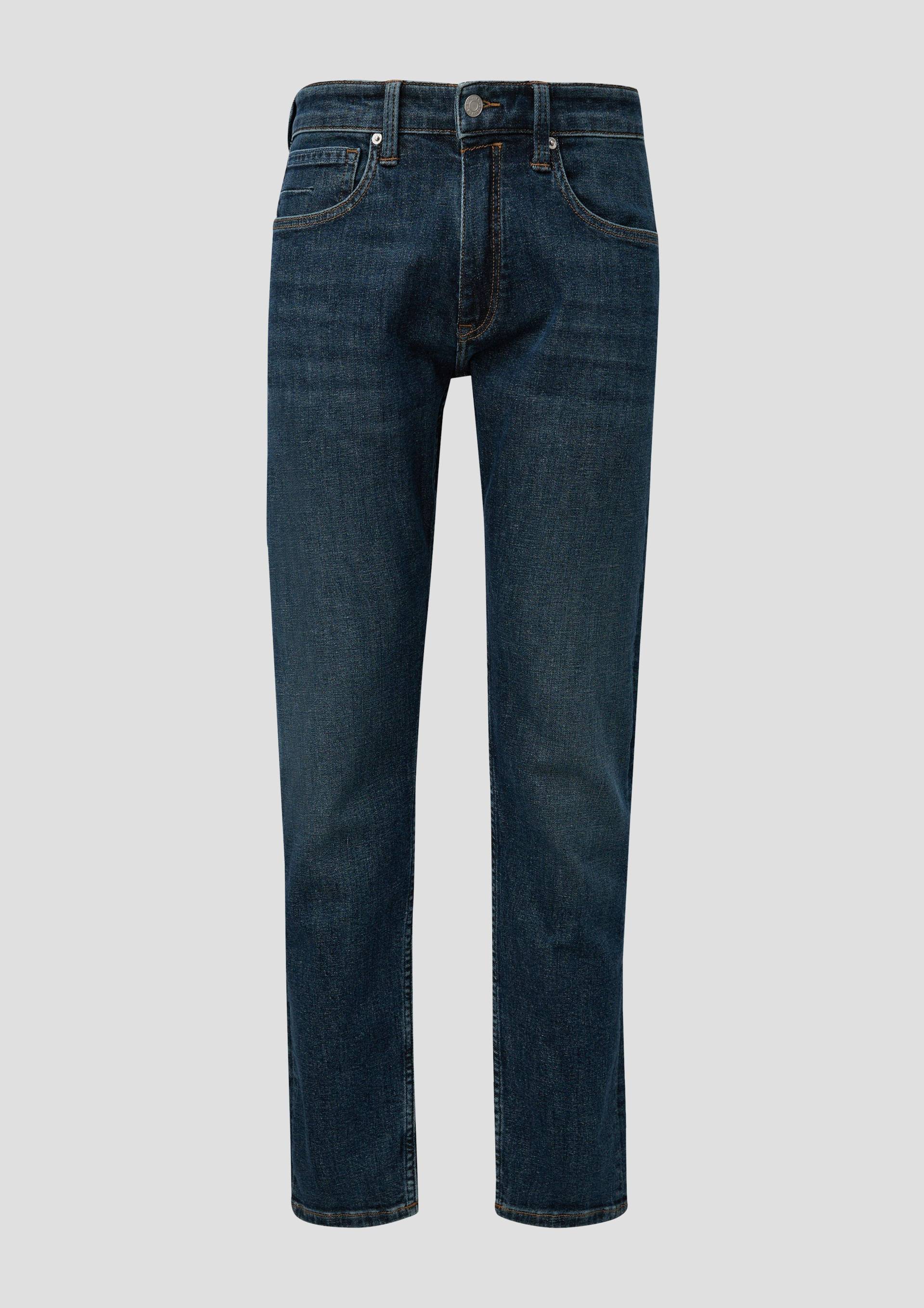 s.Oliver - Jeans / Regular Fit / High Rise / Tapered Leg, Herren, blau von s.Oliver