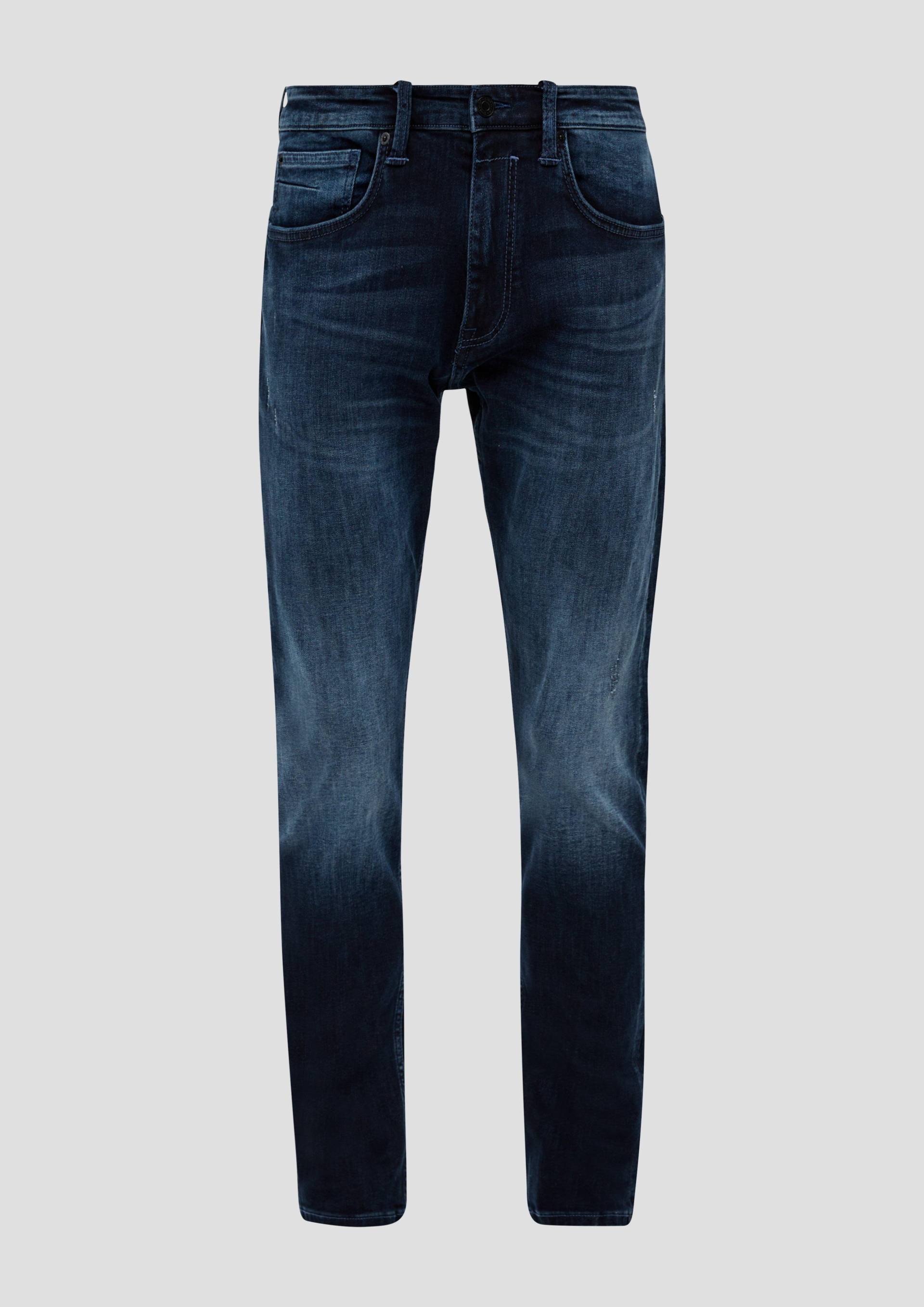 s.Oliver - Jeans / Regular Fit / Mid Rise / Tapered Leg / 5-Pocket-Stil, Herren, blau von s.Oliver