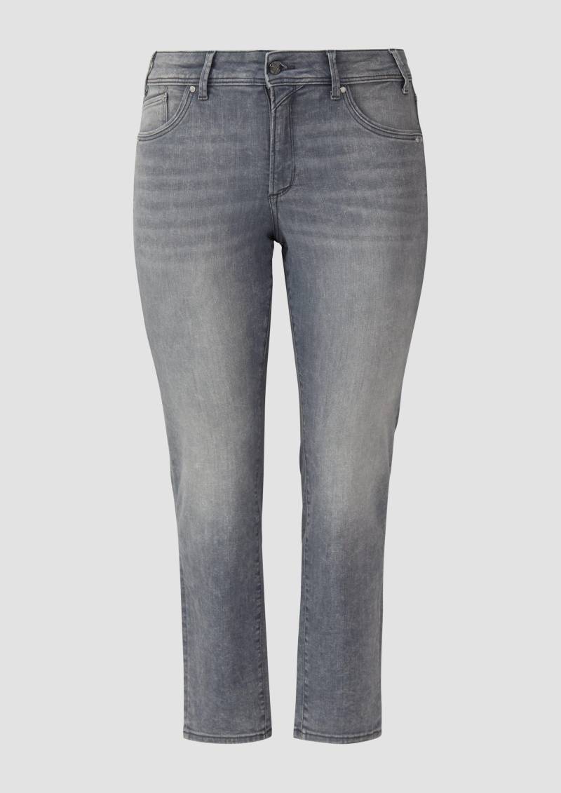 s.Oliver - Jeans / Slim Fit / Mid Rise / Slim Leg, Damen, grau von s.Oliver