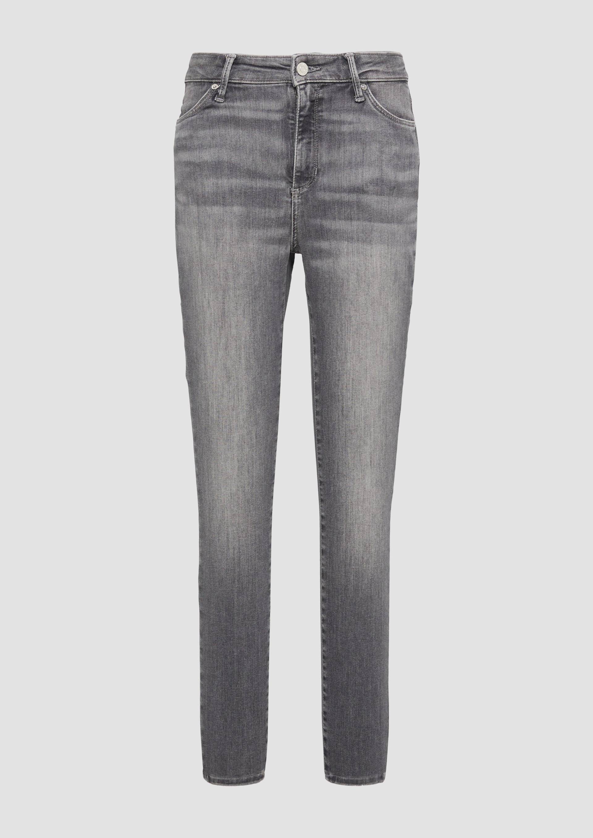 s.Oliver - Jeans Anny / Super Skinny Fit / High Rise / Extra Slim Leg, Damen, grau von s.Oliver
