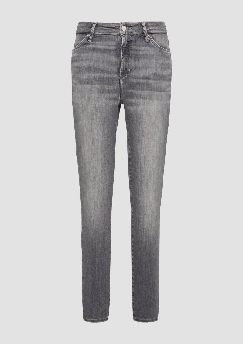 s.Oliver - Jeans Anny / Super Skinny Fit / High Rise / Extra Slim Leg, Damen, grau von s.Oliver
