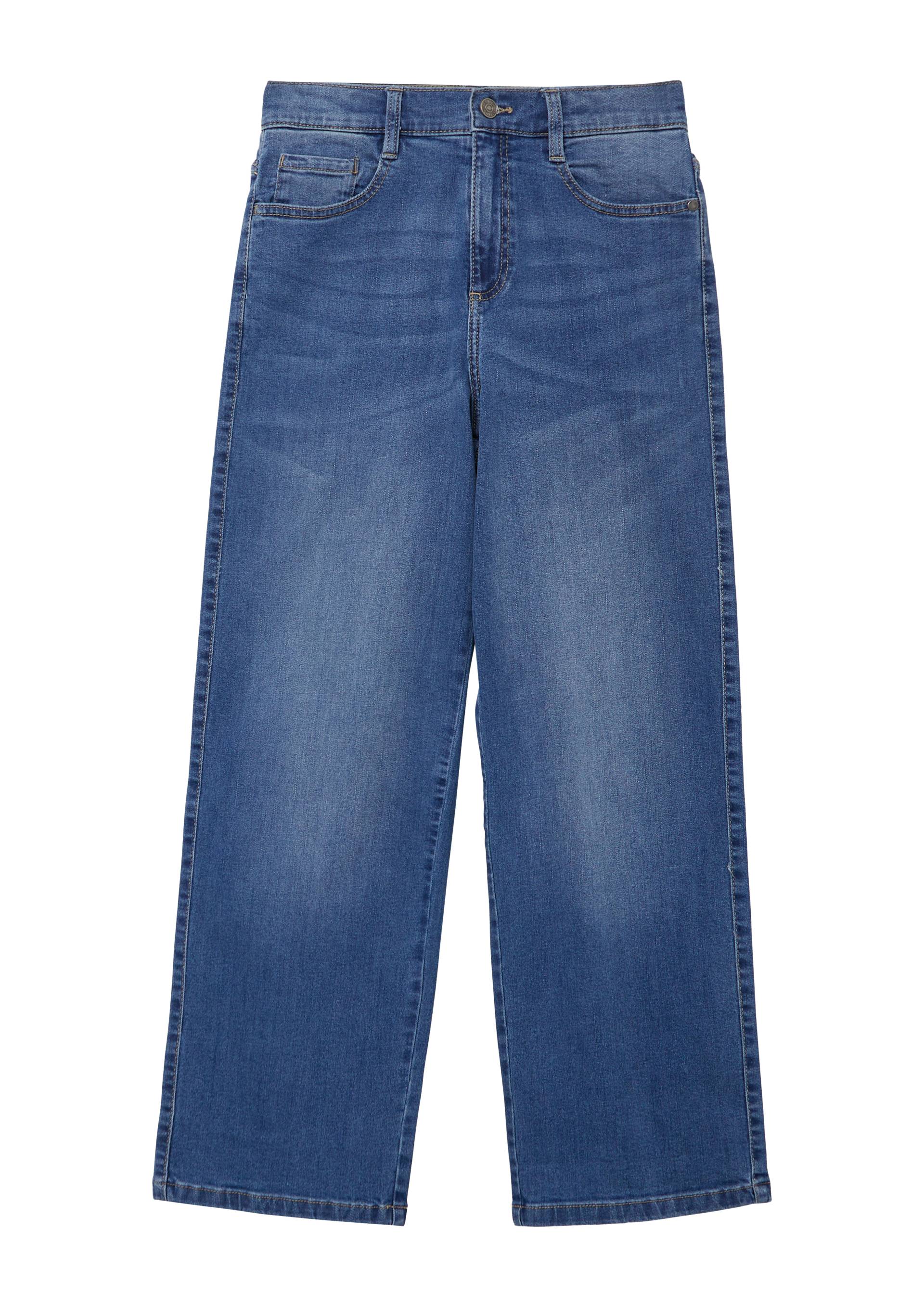 s.Oliver - Jeans Baggy / Relaxed Fit / Mid Rise / Wide Leg, Jungen, blau von s.Oliver