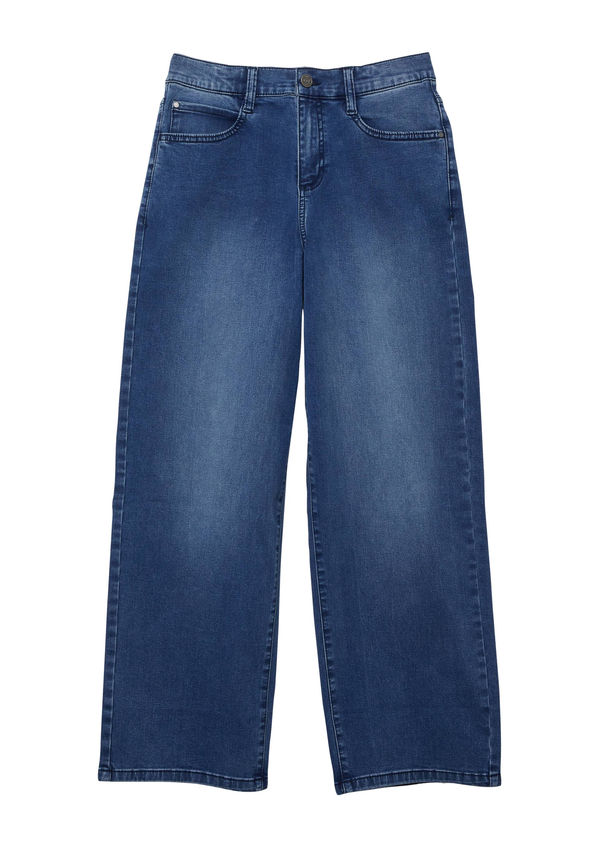 s.Oliver - Jeans Baggy / Relaxed Fit / Mid Rise / Wide Leg / soft & warm, Jungen, blau von s.Oliver