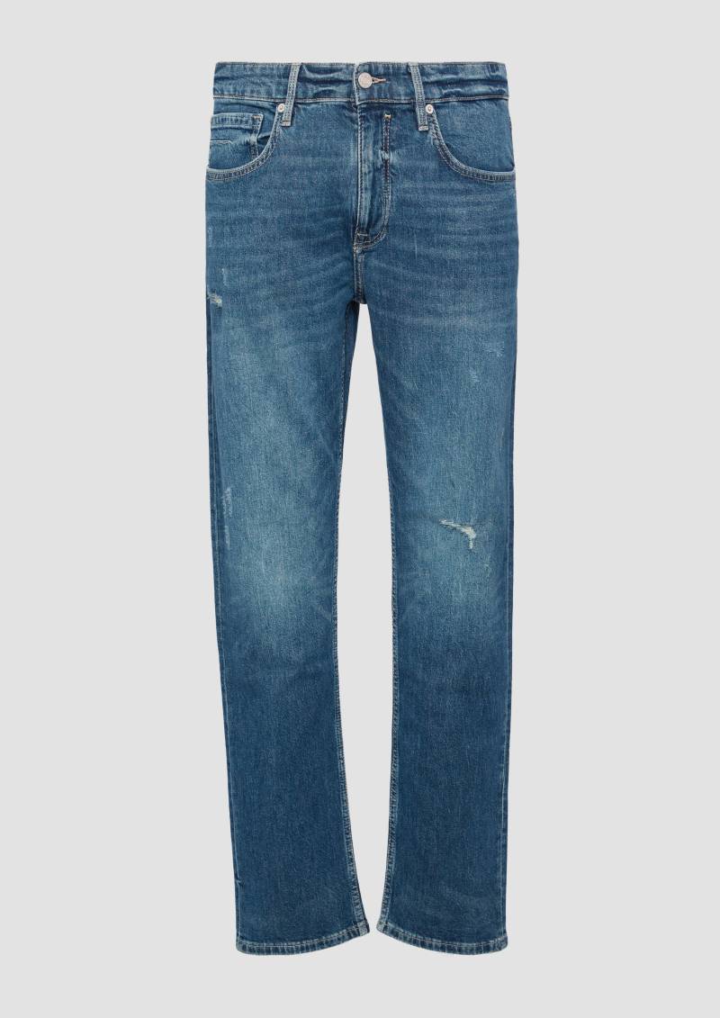s.Oliver - Jeans Benito / Regular Fit / Mid Rise / Straight Leg, Herren, blau von s.Oliver