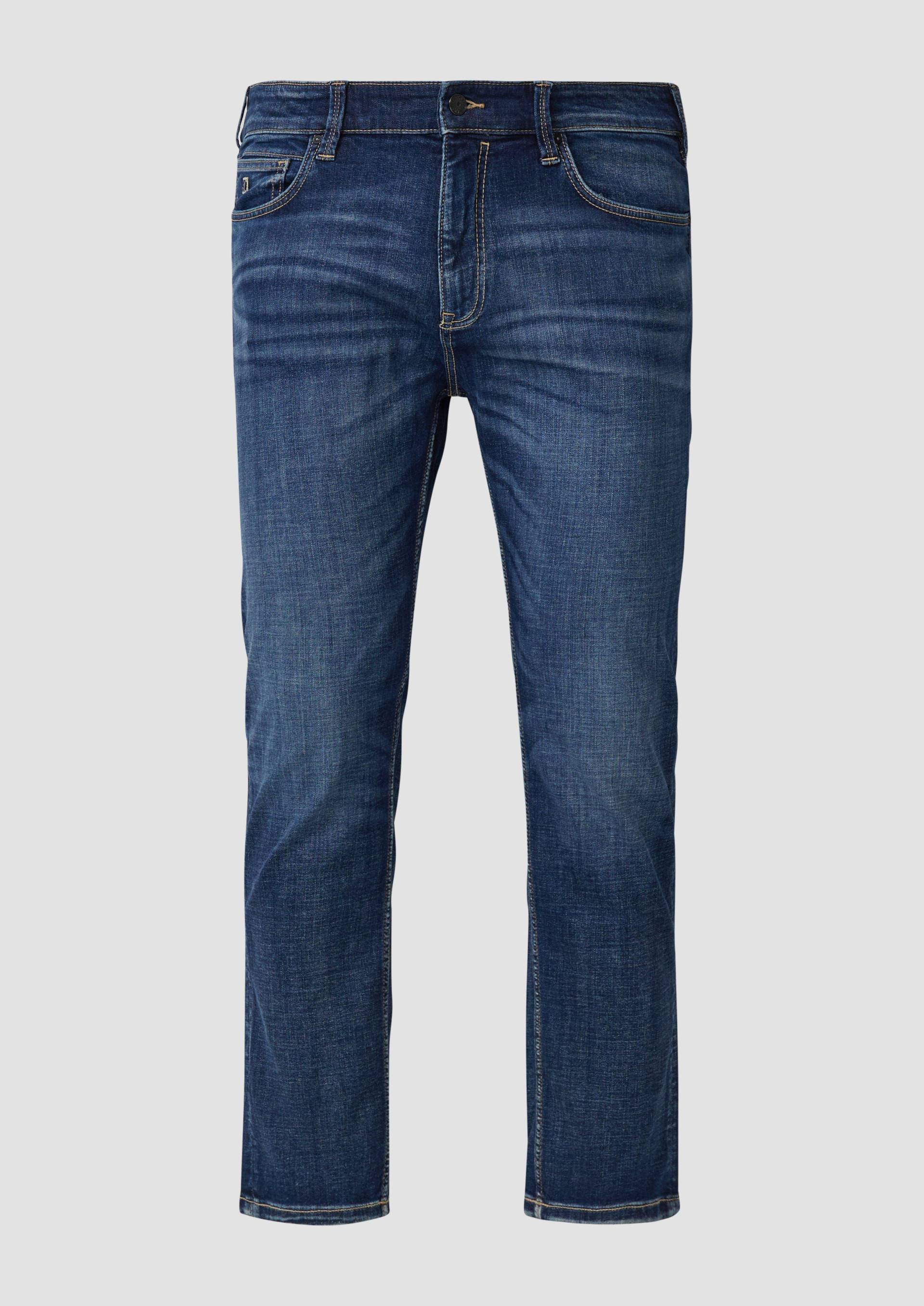 s.Oliver - Jeans Benito / Regular Fit / Mid Rise / Straight Leg, Herren, blau von s.Oliver