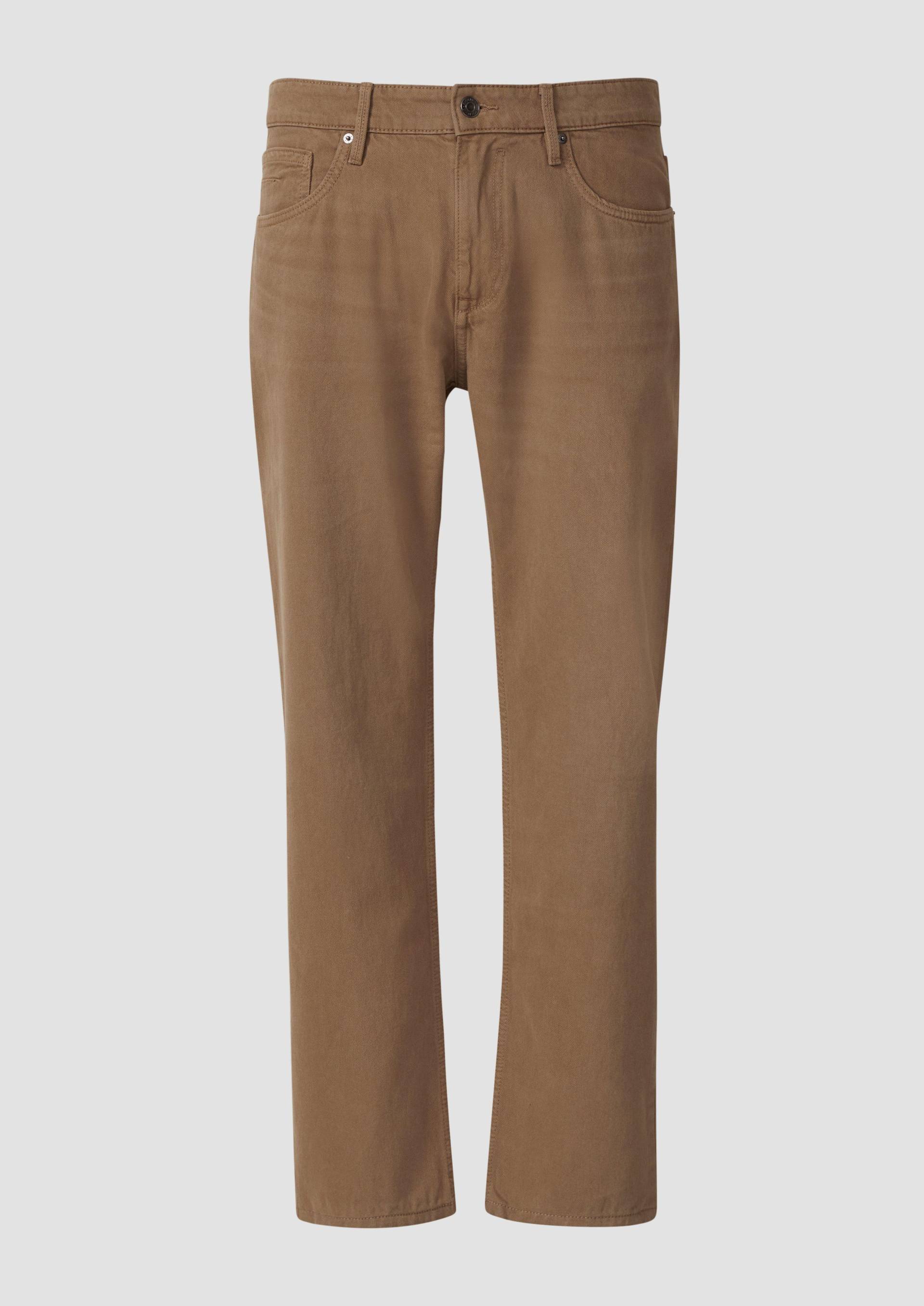 s.Oliver - Coloured Denim Benito / Regular Fit / Mid Rise / Straight Leg, Herren, braun von s.Oliver