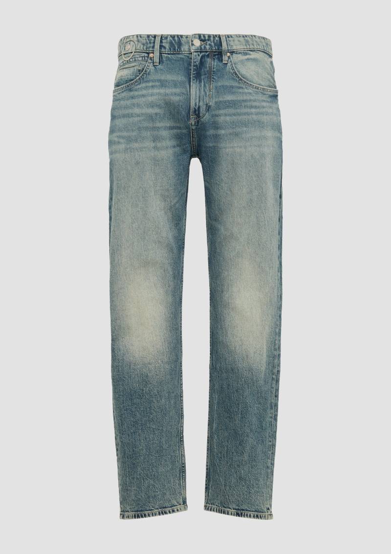 s.Oliver - Jeans Benito / Regular Fit / Mid Rise / Straight Leg / 5-Gear-Denim, Herren, blau von s.Oliver