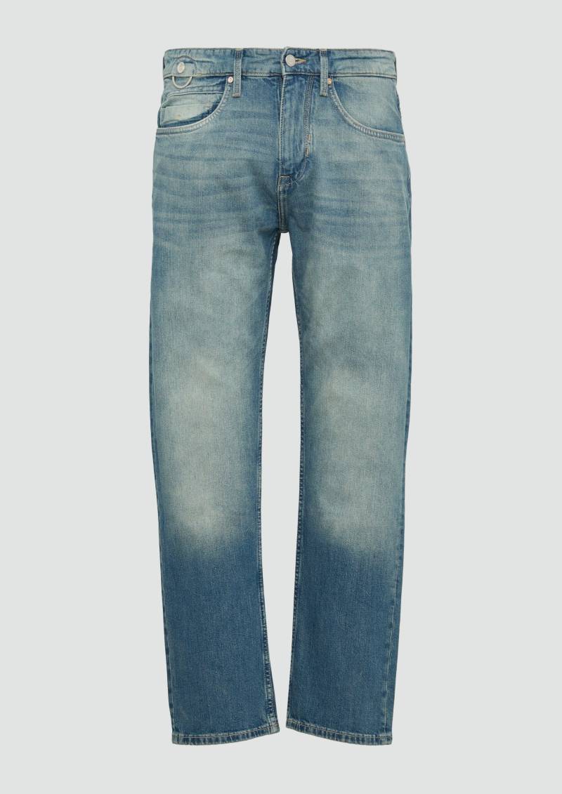 s.Oliver - Jeans Benito / Regular Fit / Mid Rise / Straight Leg / 5-Gear-Denim, Herren, blau von s.Oliver